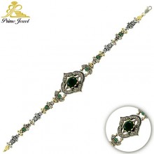 Gümüş Otantik Taşlı Biezik /Bileklik